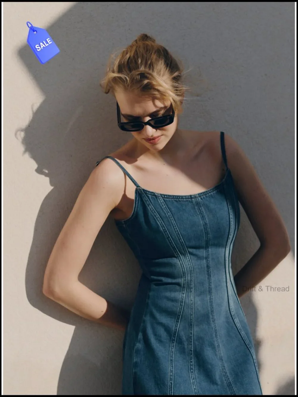 Retro Rectangle Sunglasses for Women Driving UV400 Protection